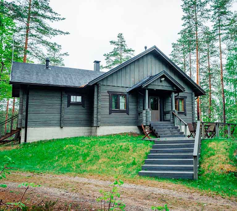 Коттедж для отдыха «Нуоттакаллио» на 4 + 4 чел. Озеро Сайма, город Миккели, Финляндия